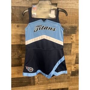 Girls Toddler Size 4T Tennessee Titans Cheer Captain Dress with Bloomers